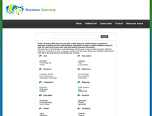 Tablet Screenshot of onlinebusinesswebdirectory.com